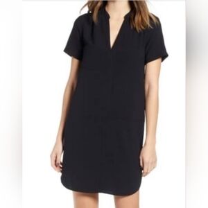 Lush Shift Dress Navy Blue Popover Size XL